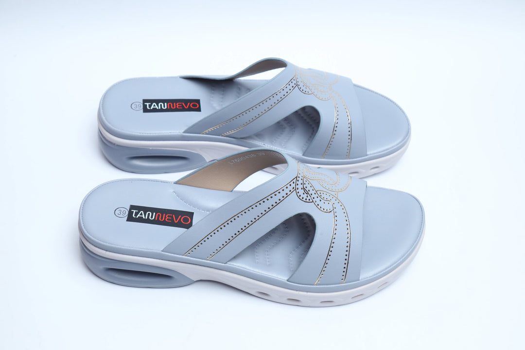 Elegant Blue Comfort Medicated Slipper