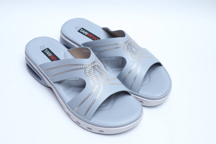 Elegant Blue Comfort Medicated Slipper