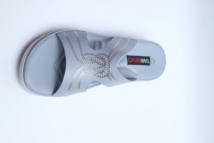 Elegant Blue Comfort Medicated Slipper