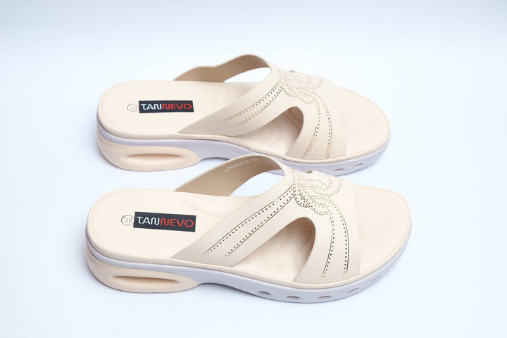 Elegant Beige Comfort Medicated Slipper
