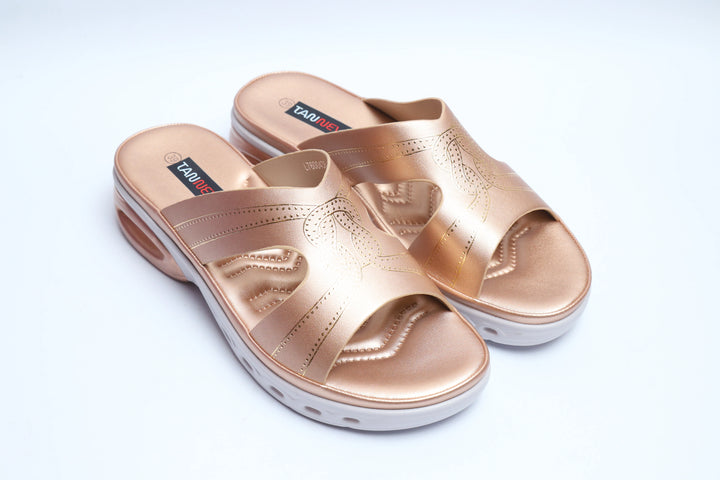 Elegant Champagne Comfort Medicated Slipper