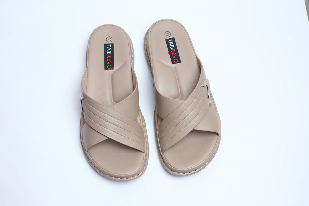 Premium Khaki Fashion Medicated Slipper