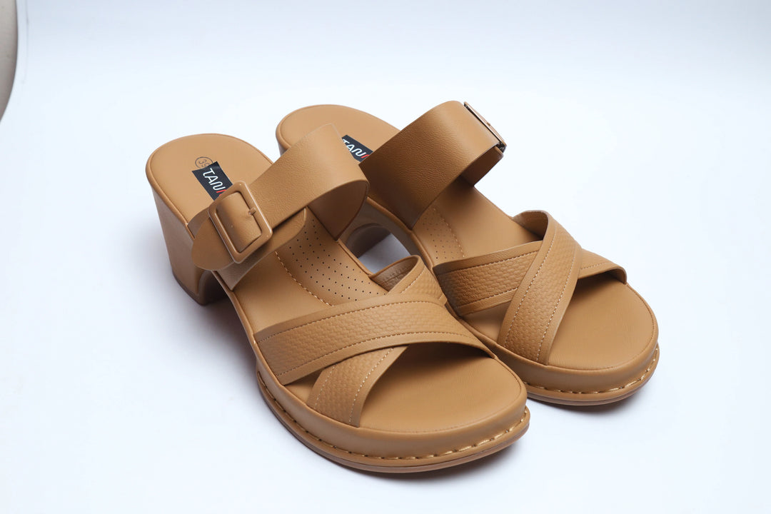 Stylish Tan Premium Medicated Slipper