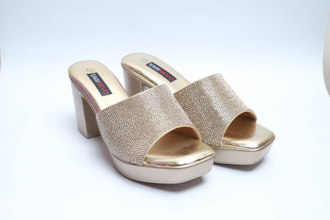 Luxury Gold Elegant Medicated Slipper