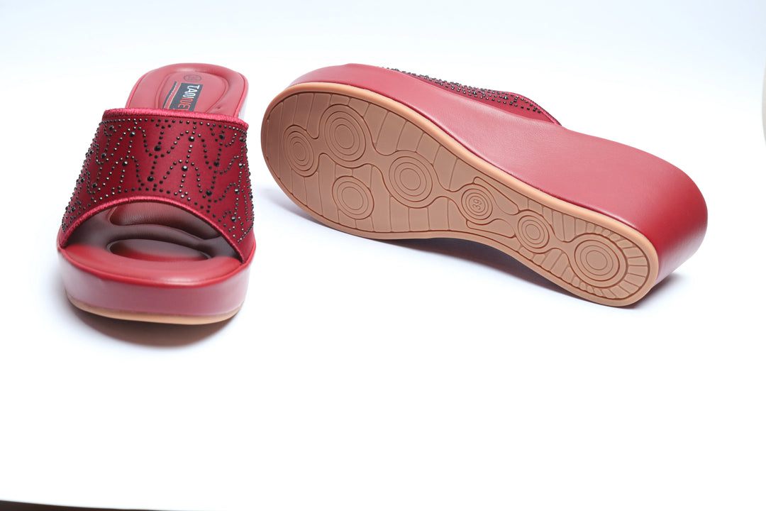 Classic Maroon Comfort Medicated Slipper