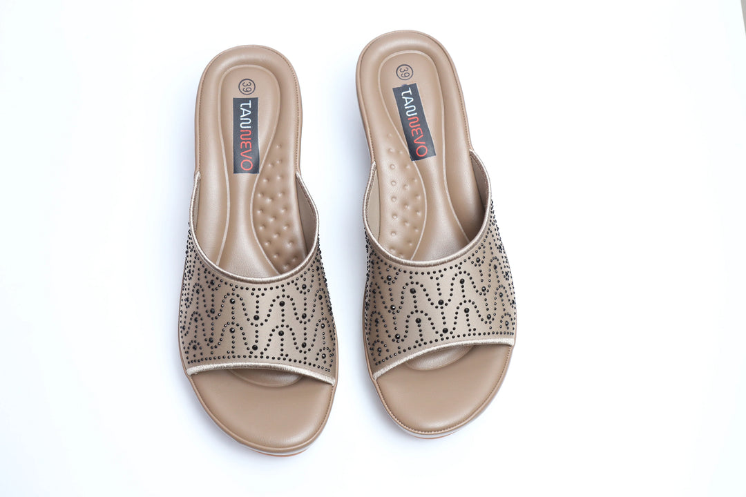 Classic Khaki Comfort Medicated Slipper