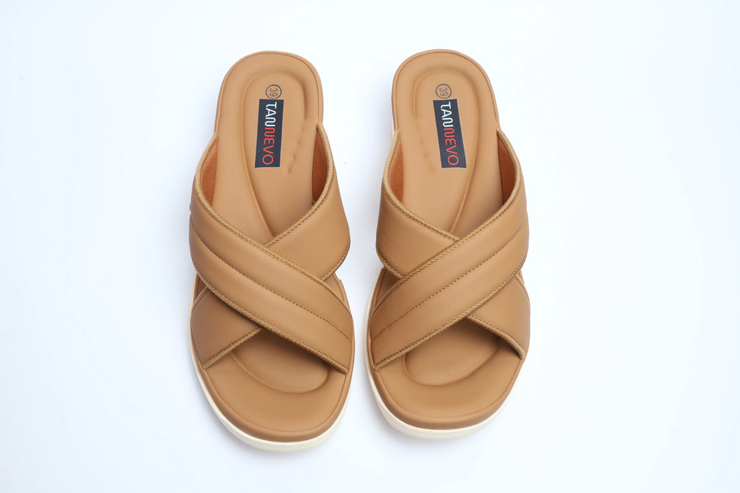 Elegant Khaki Fashion Medicated Slipper