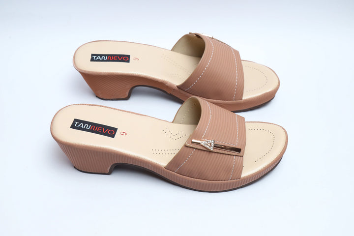 Stylish Brown Comfort Medicated Slipper