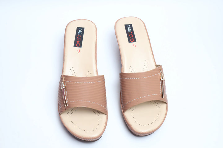 Stylish Brown Comfort Medicated Slipper
