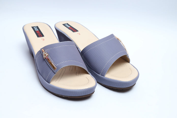 Stylish Blue Comfort Medicated Slipper