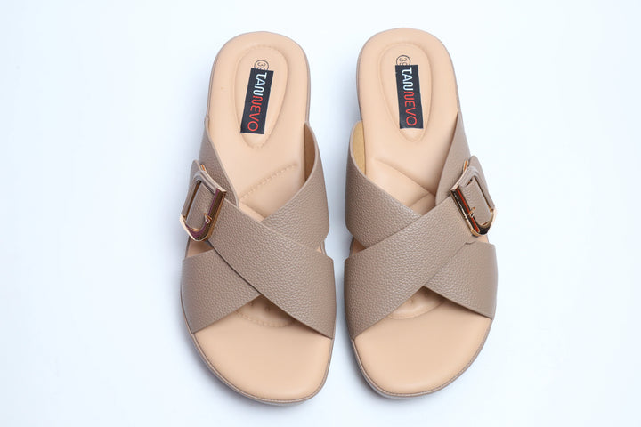 Khaki Elegant Premium Medicated Slipper