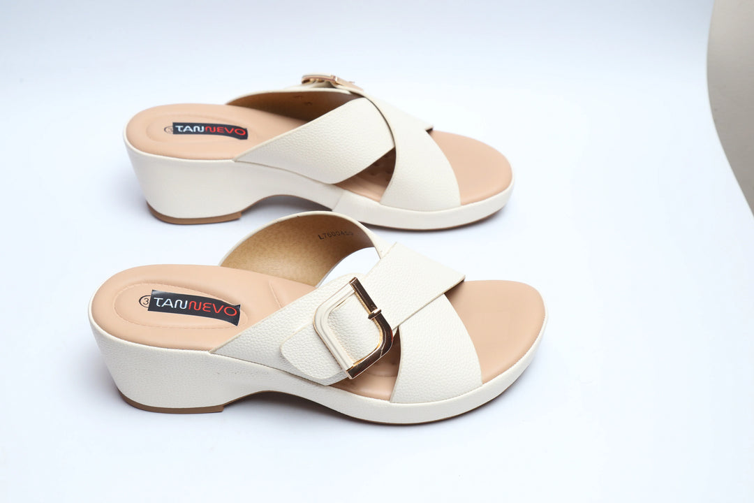 Cream Elegant Premium Medicated Slipper