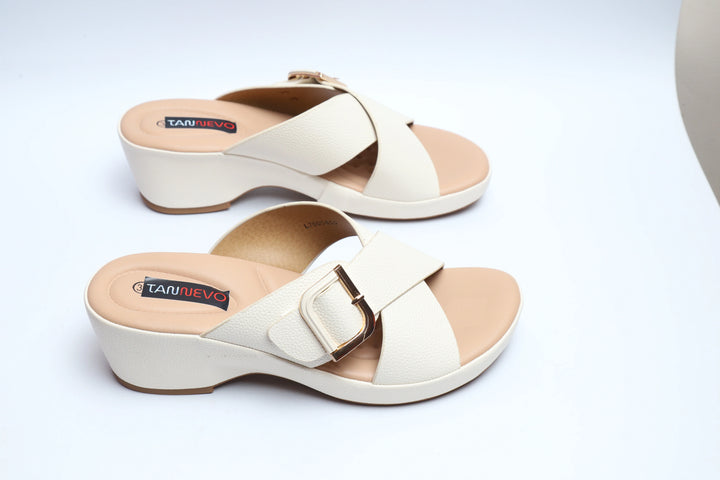 Cream Elegant Premium Medicated Slipper