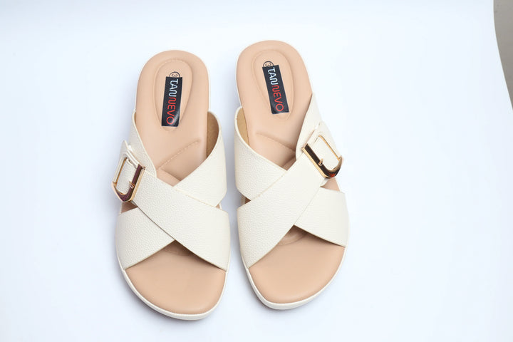 Cream Elegant Premium Medicated Slipper