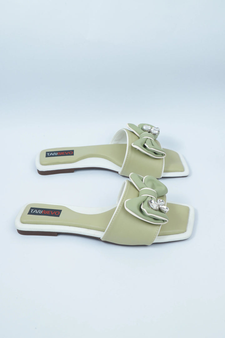 Green Premium Casual Slipper