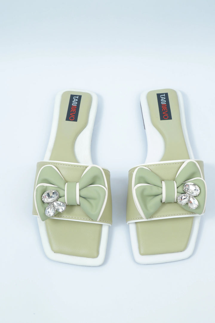 Green Premium Casual Slipper