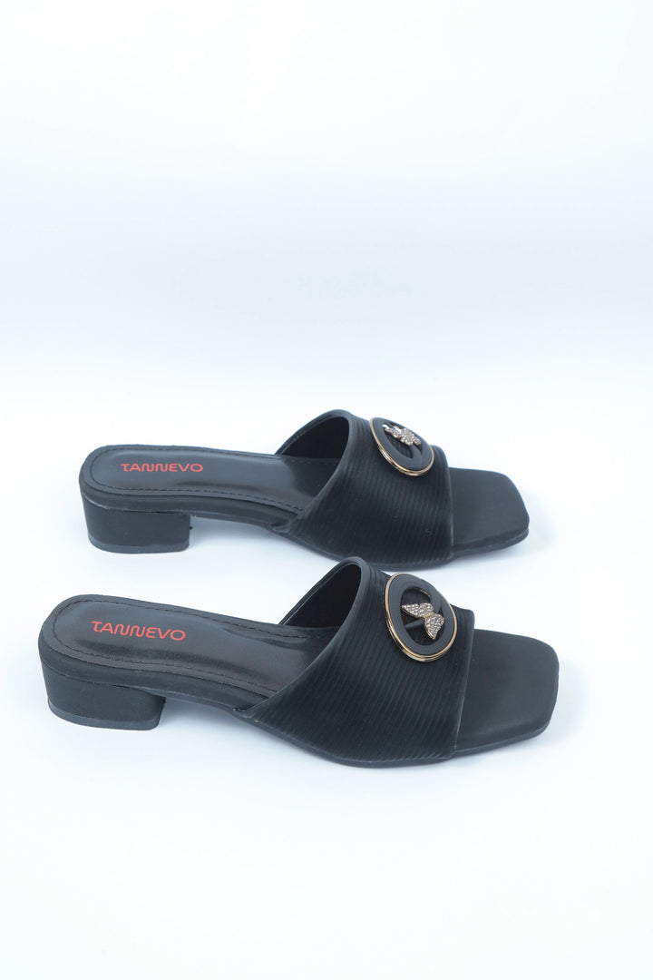 Black Modern Style Slipper