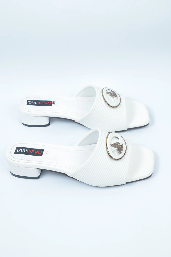 White Modern Style Slipper