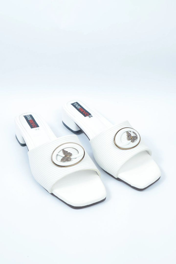 White Modern Style Slipper