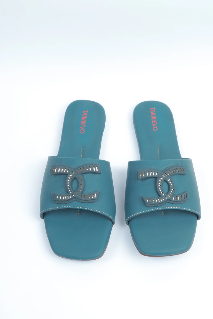 Green Casual Trend Slipper