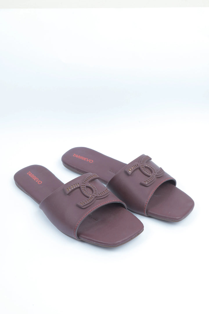 Maroon Casual Trend Slipper