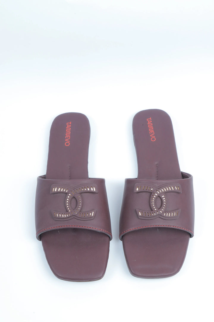 Maroon Casual Trend Slipper