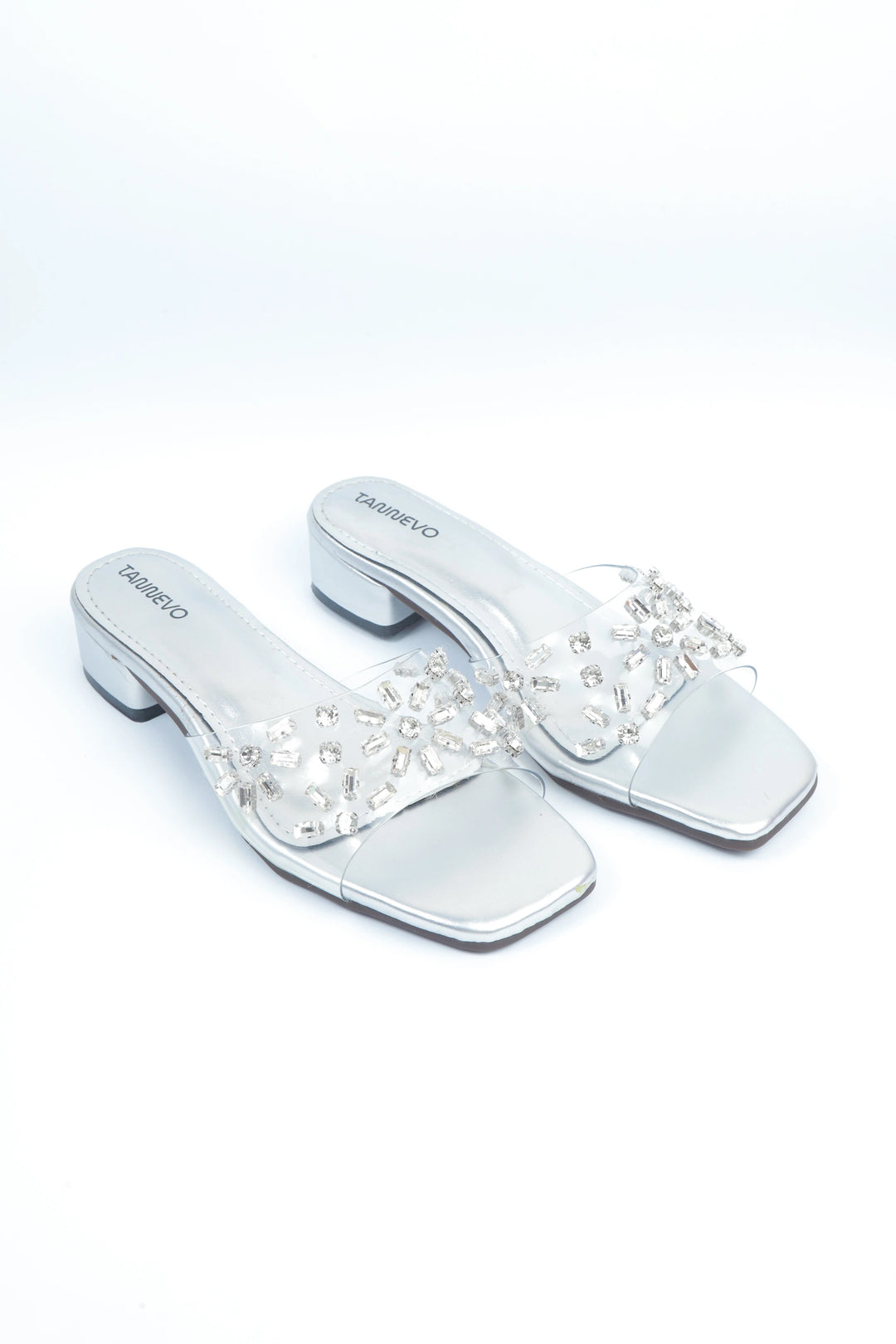 Silver Luxe Fashion Slipper