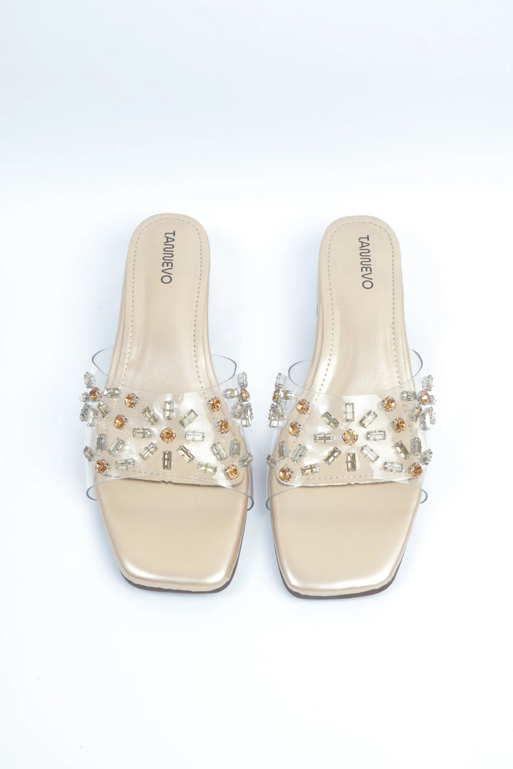 Gold Luxe Fashion Slipper