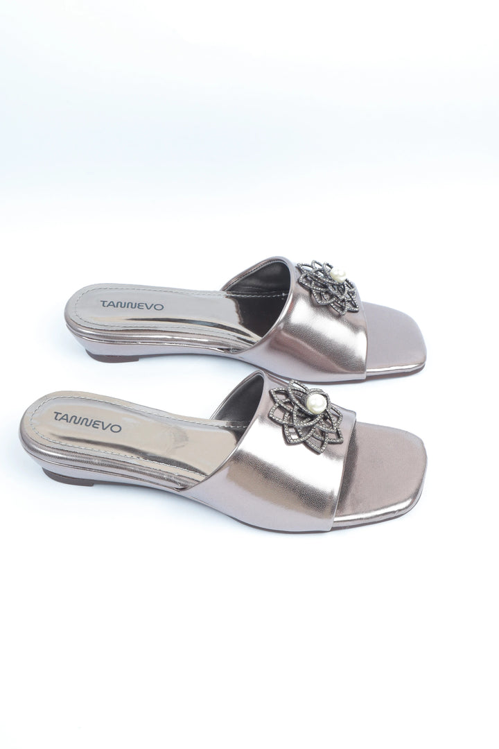Grey Modern Luxe Slipper