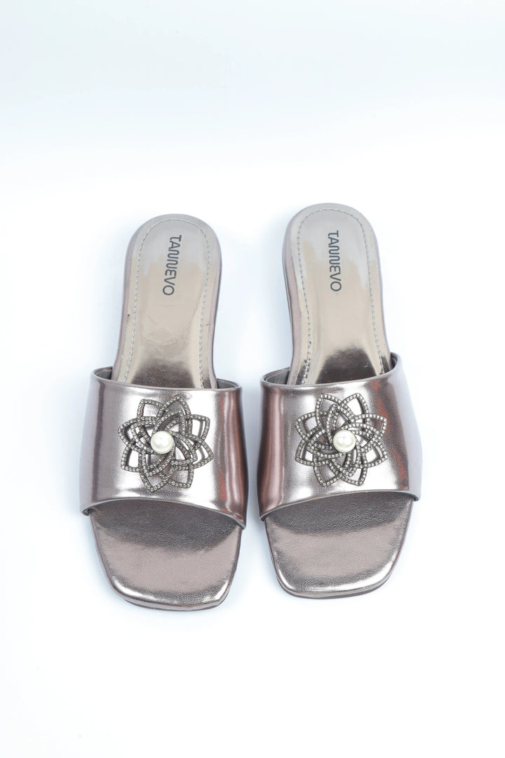 Grey Modern Luxe Slipper