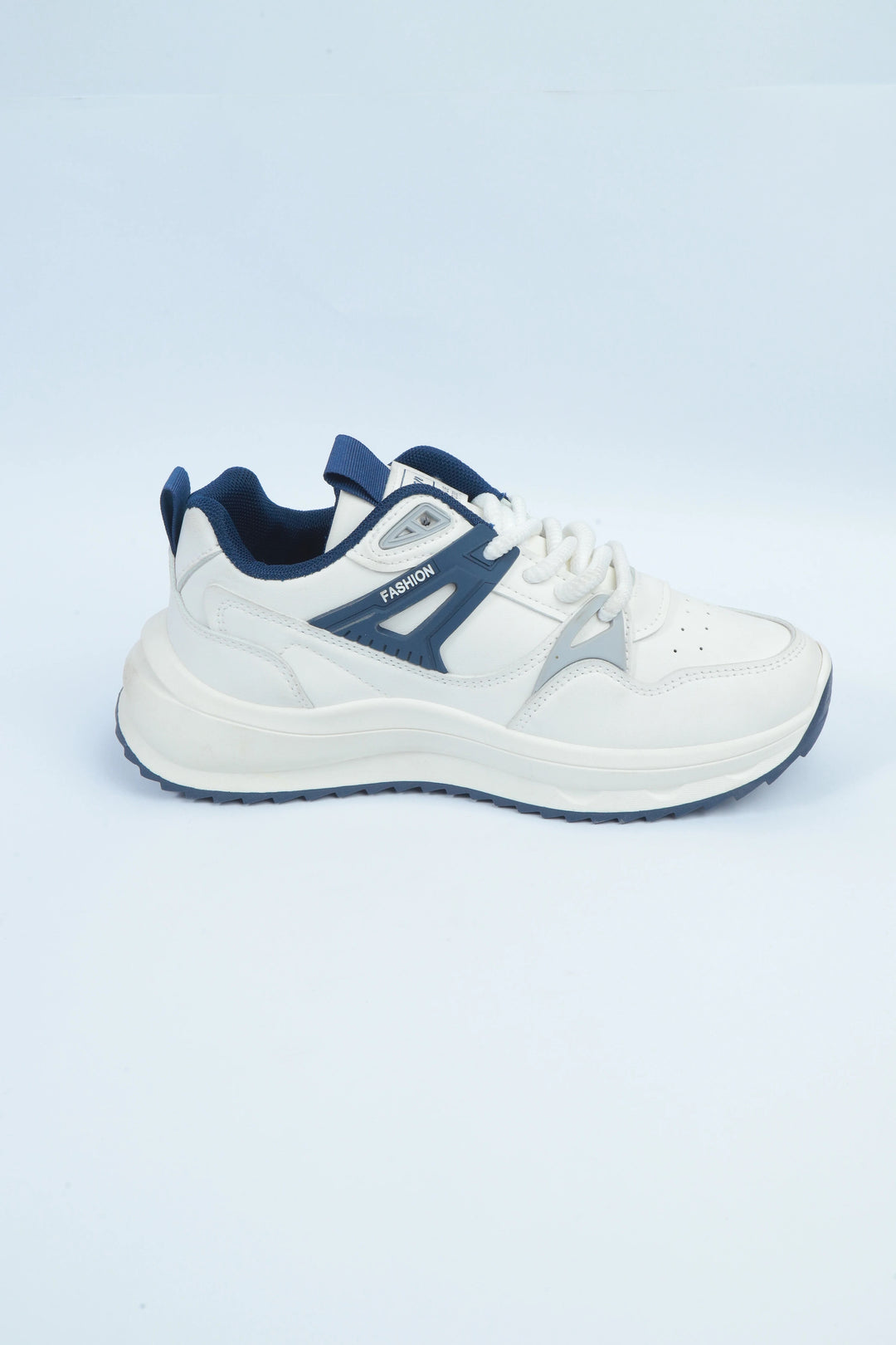 White/Black Trendy Jogger Sneakers