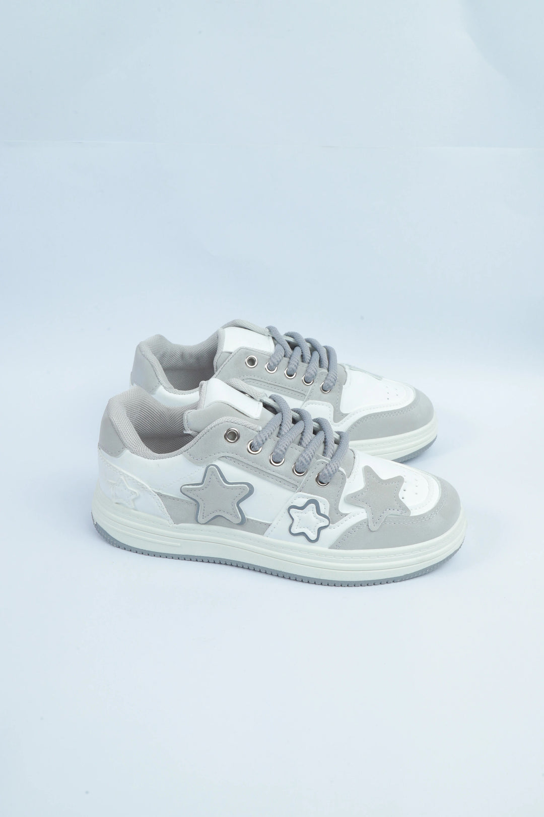 White/Grey Urban Fit Jogger Sneakers