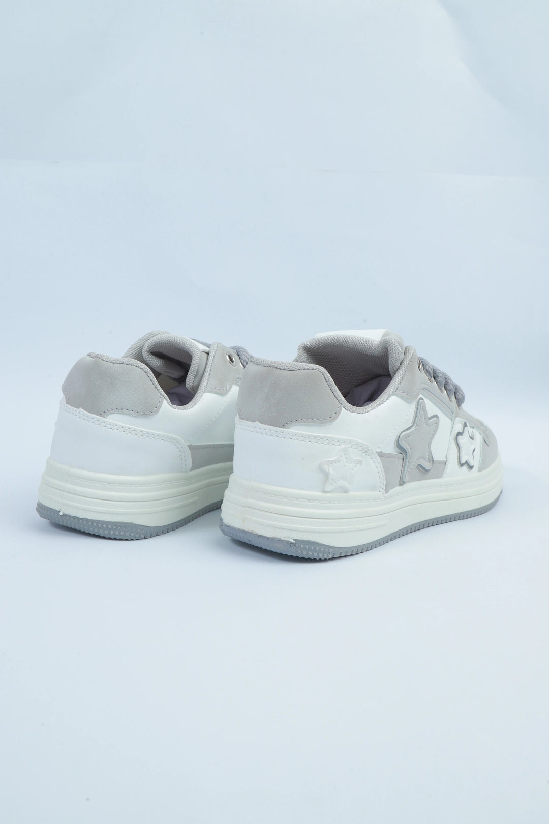 White/Grey Urban Fit Jogger Sneakers