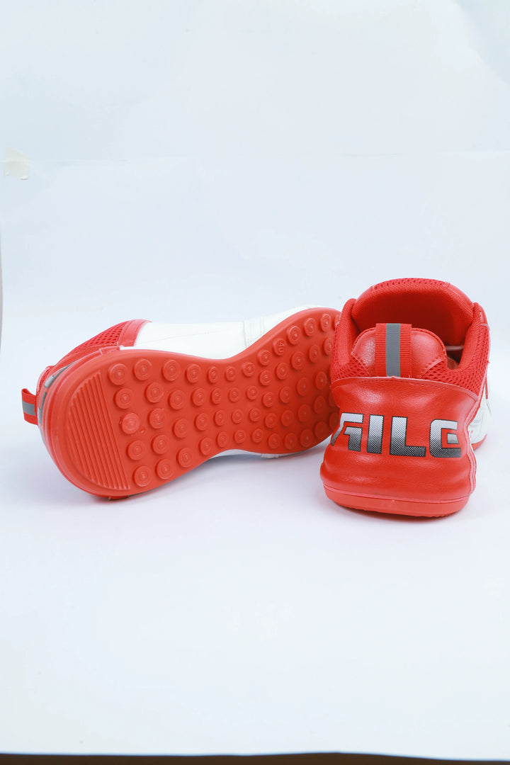 White/Red Performance Sports Shoes