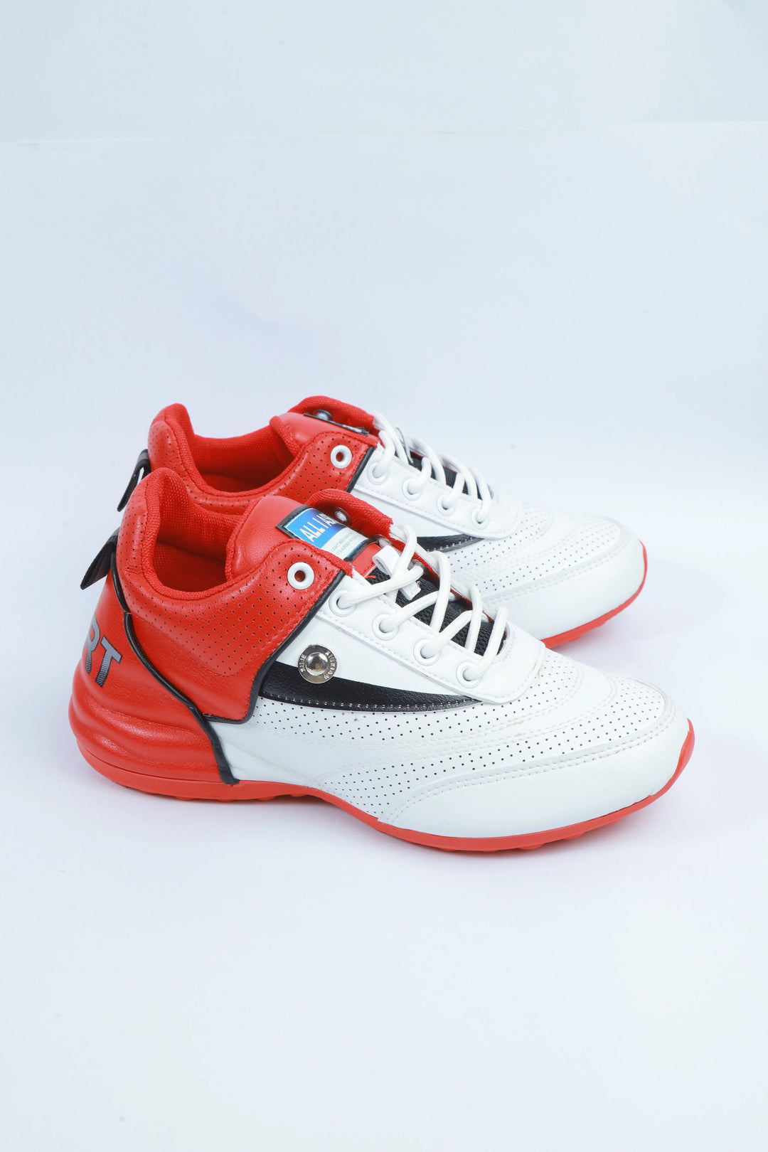 White/Red Active Lifestyle Shoes
