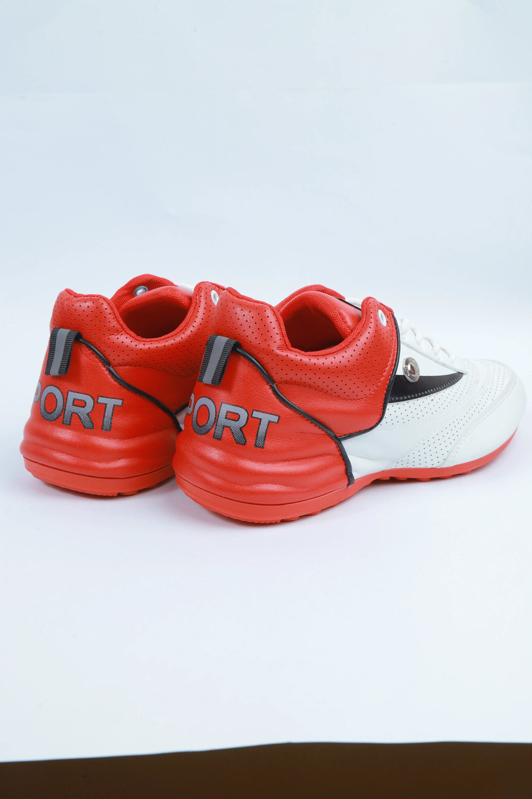 White/Red Active Lifestyle Shoes