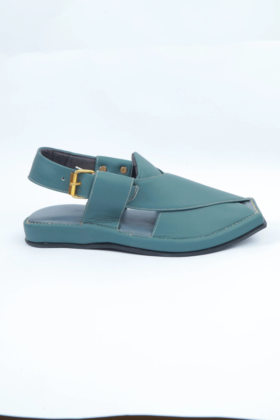 Grey Kaptan Classic Traditional Chappal