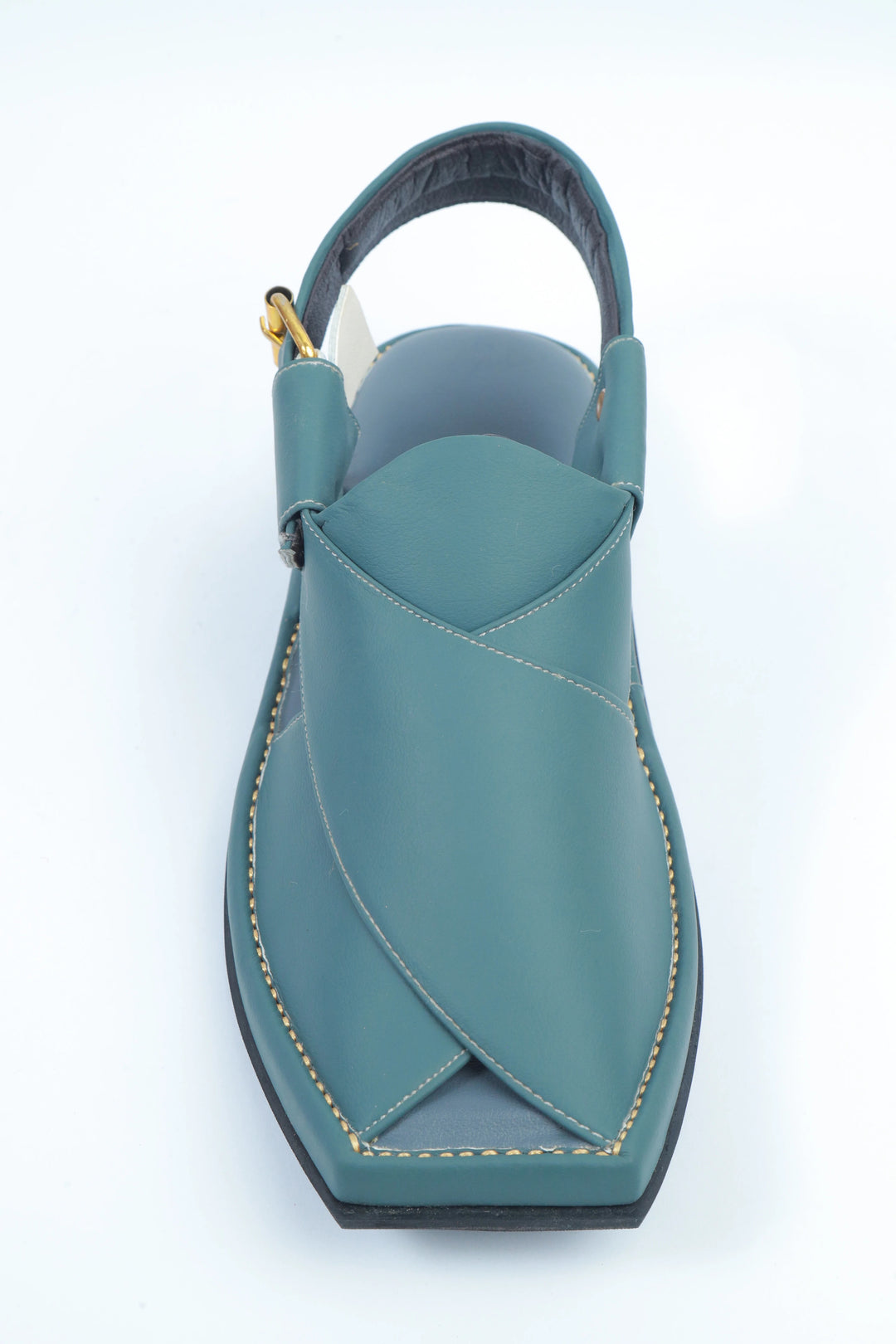 Grey Kaptan Classic Traditional Chappal