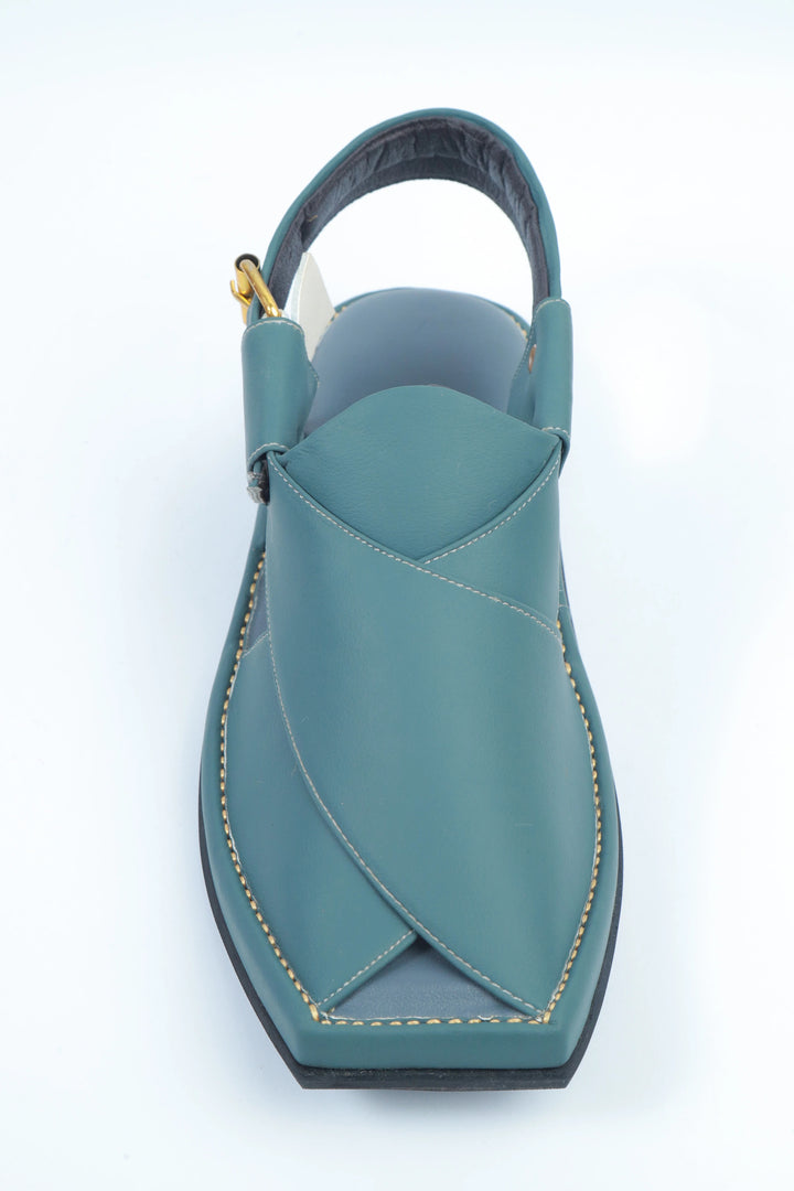 Grey Kaptan Classic Traditional Chappal