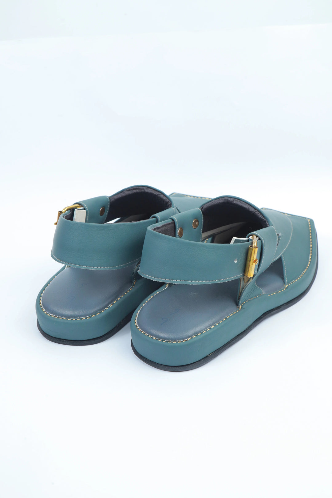 Grey Kaptan Classic Traditional Chappal
