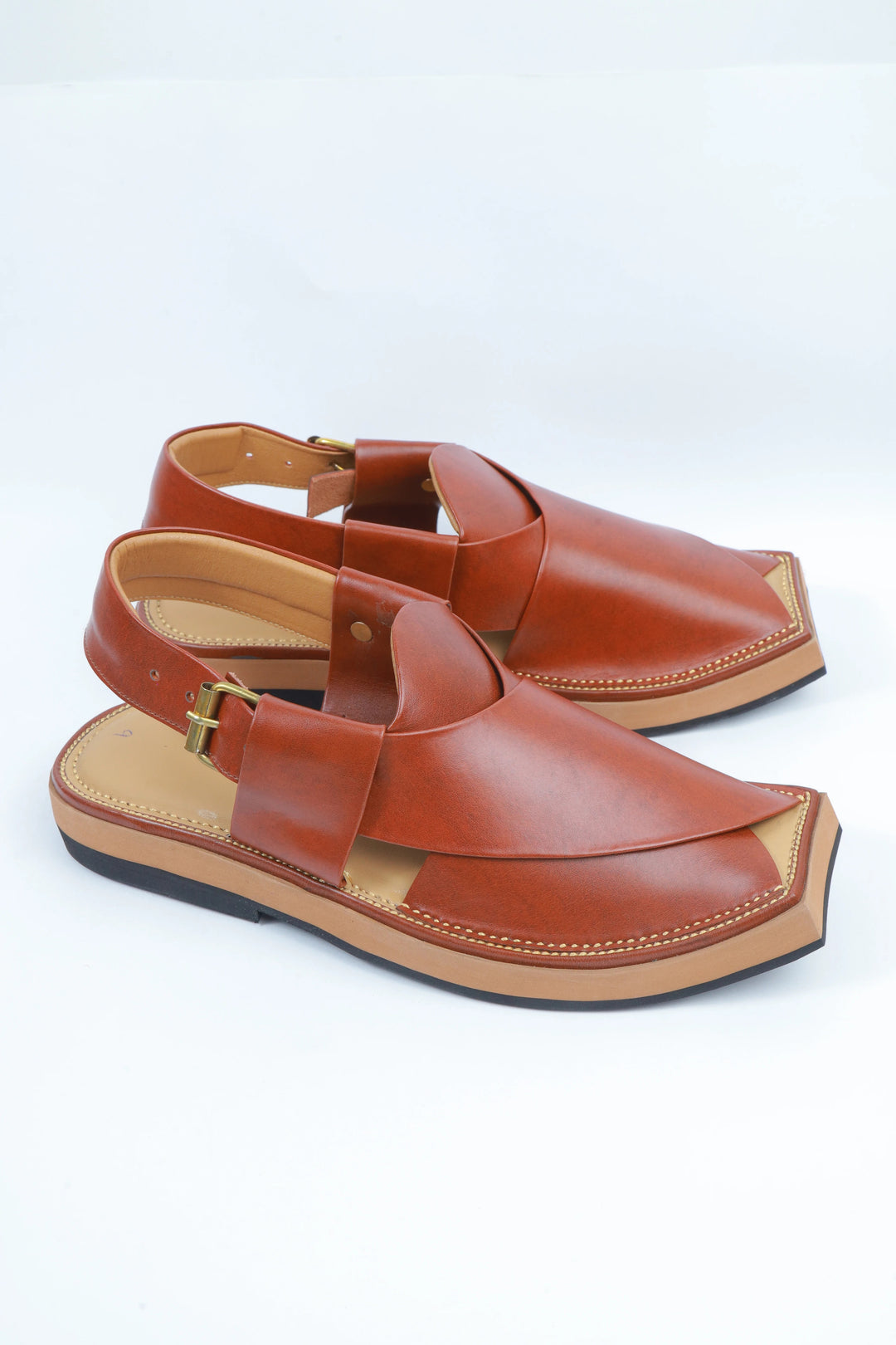 Tan Kaptan Classic Traditional Chappal
