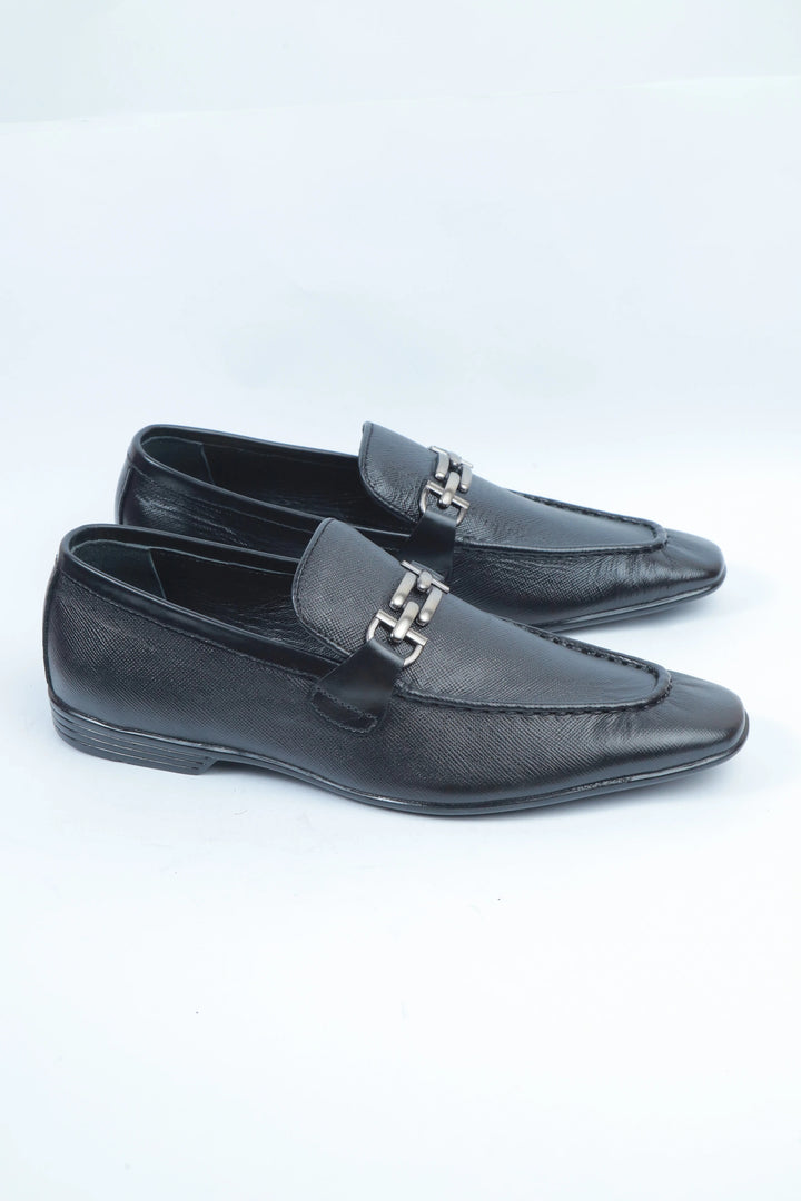 Black Modern Lace-Up Formal Shoes