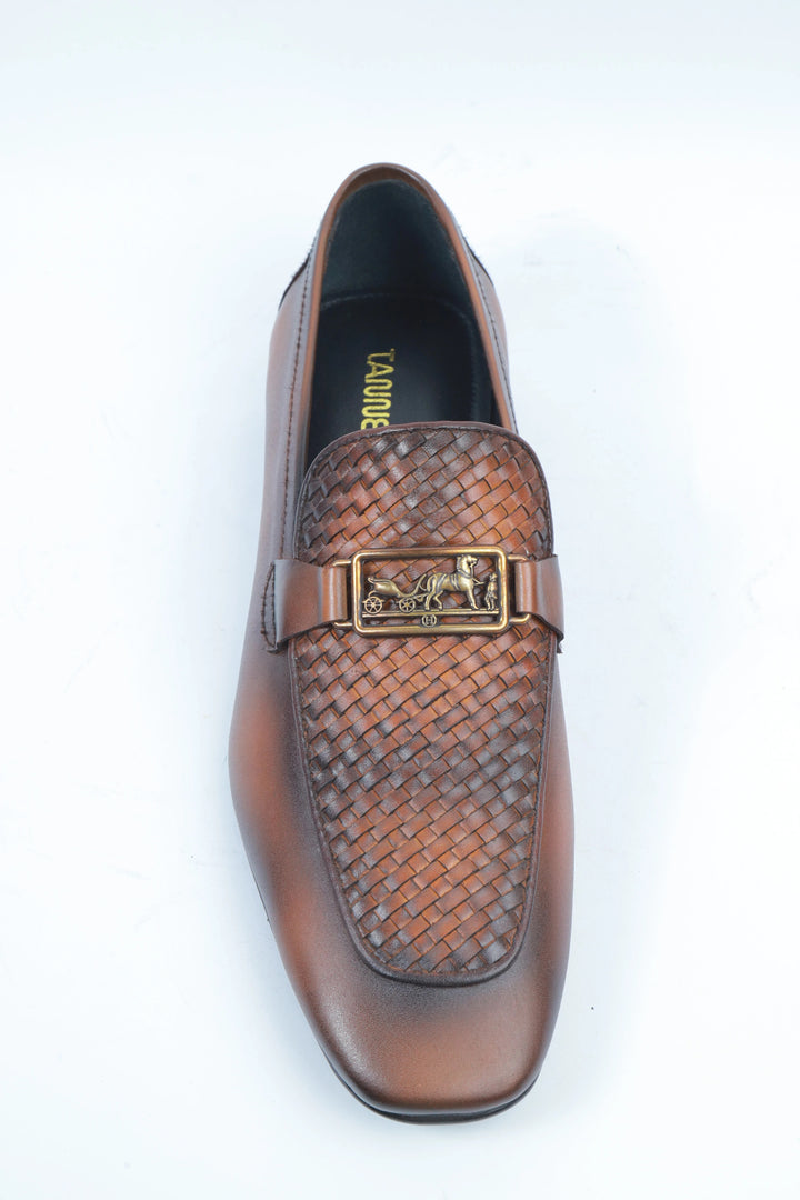 Brown Polished Executive Shoes