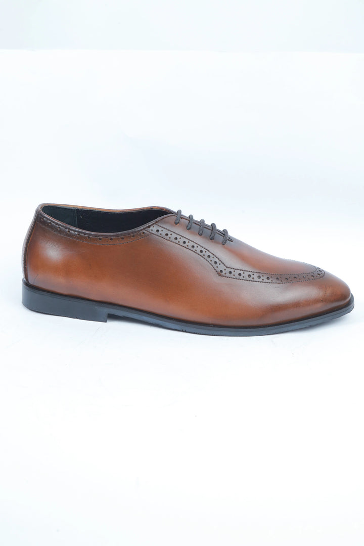 Brown Elegant Leather Formal Shoes