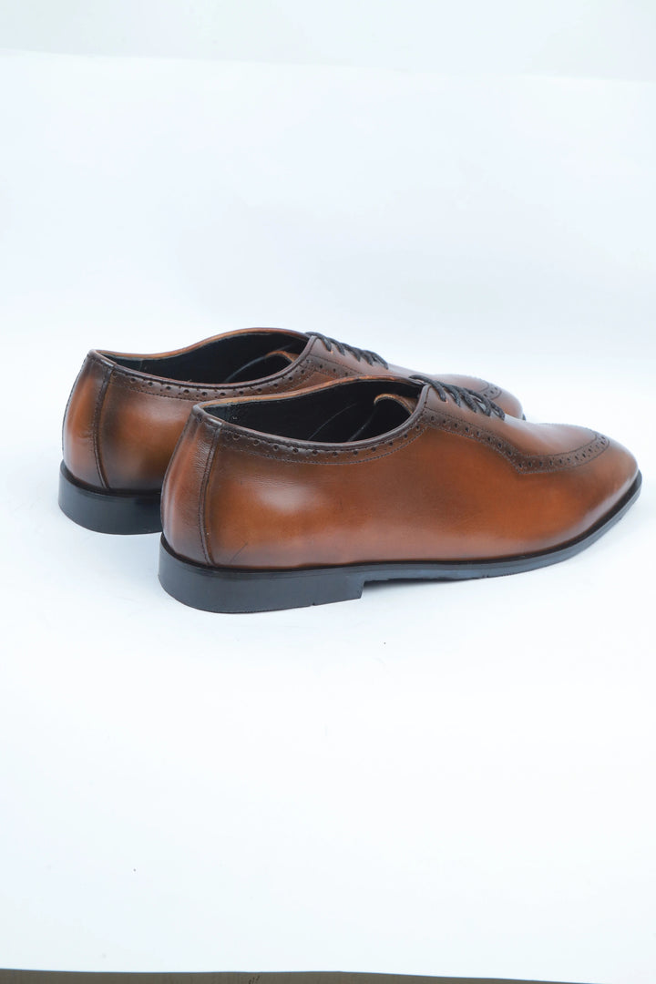 Brown Elegant Leather Formal Shoes