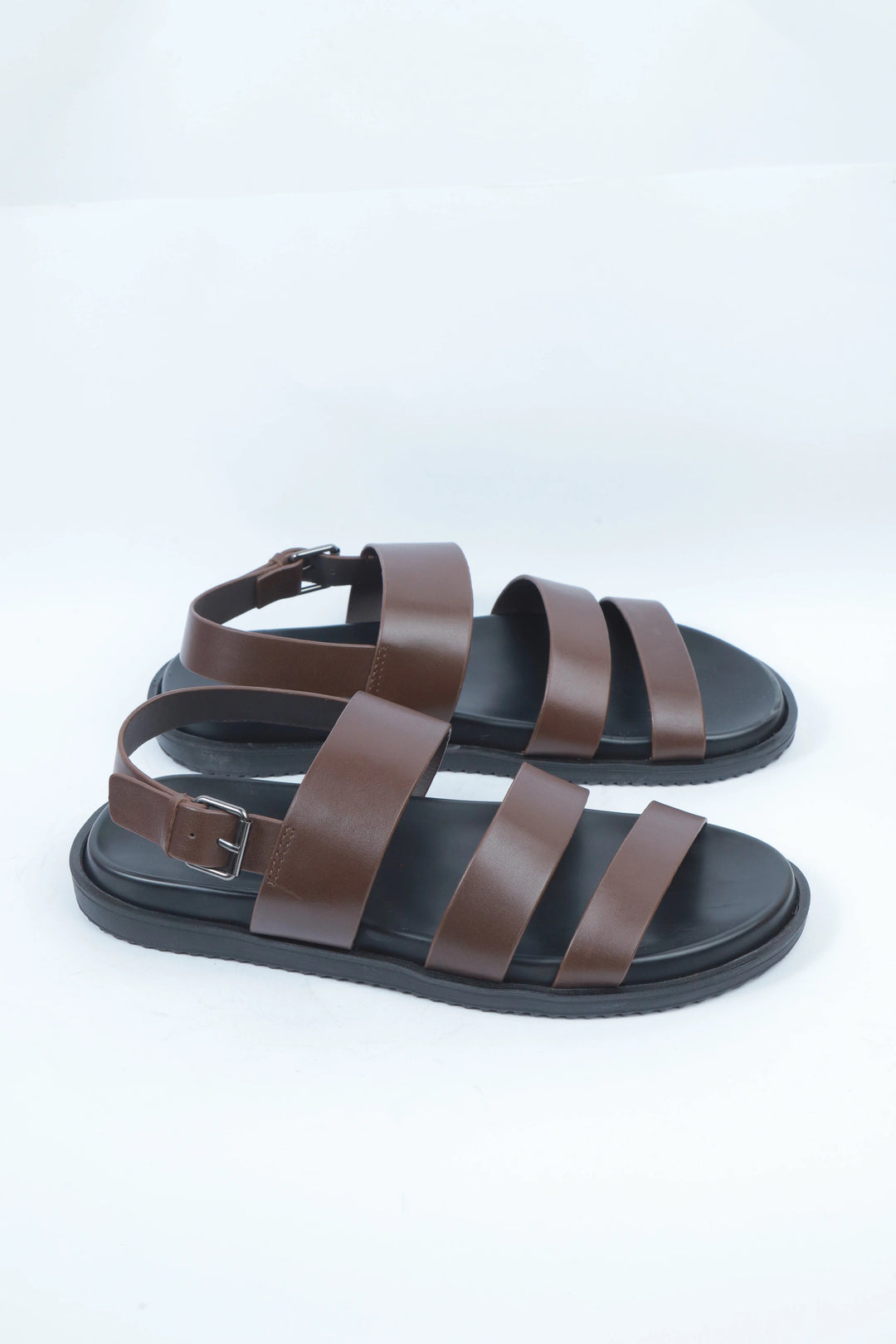 Brown Leather Strap Sandal