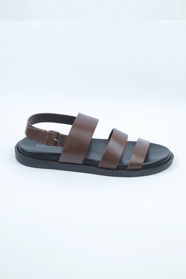 Brown Leather Strap Sandal