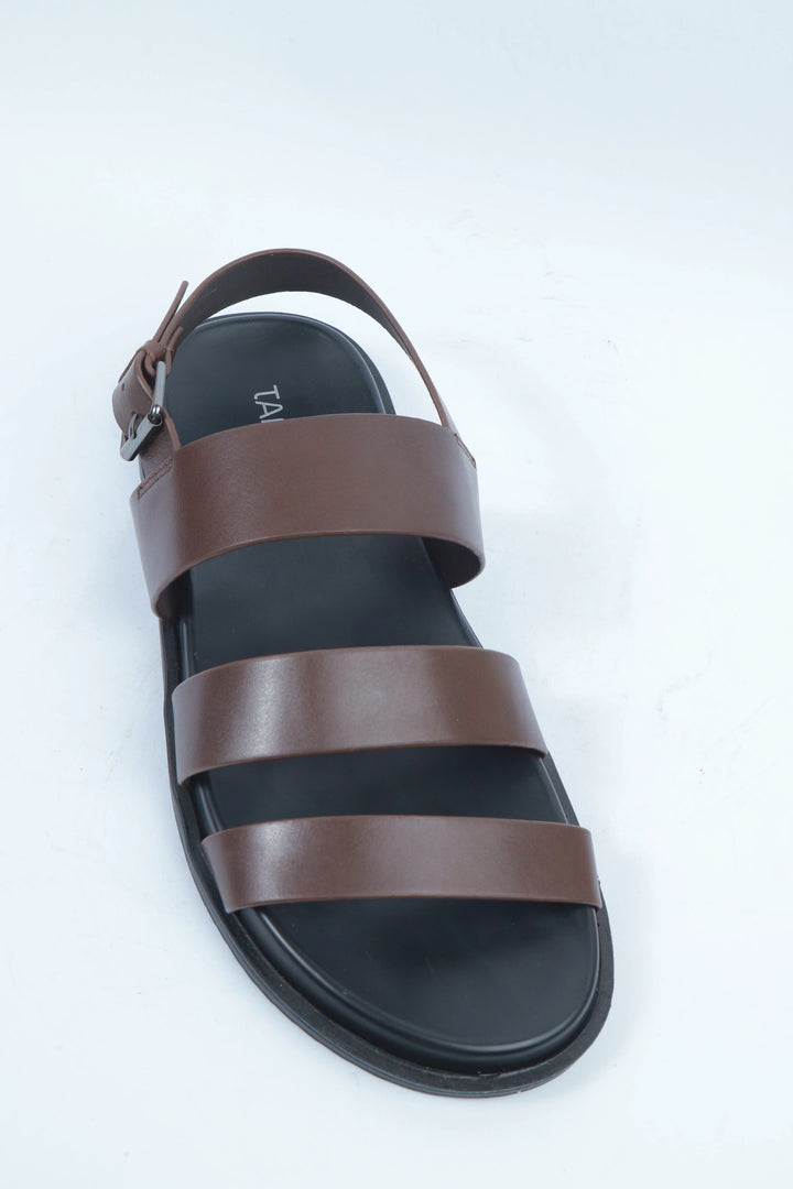 Brown Leather Strap Sandal