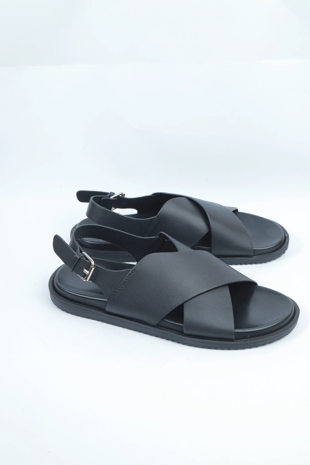 Black Backstrap Sandal