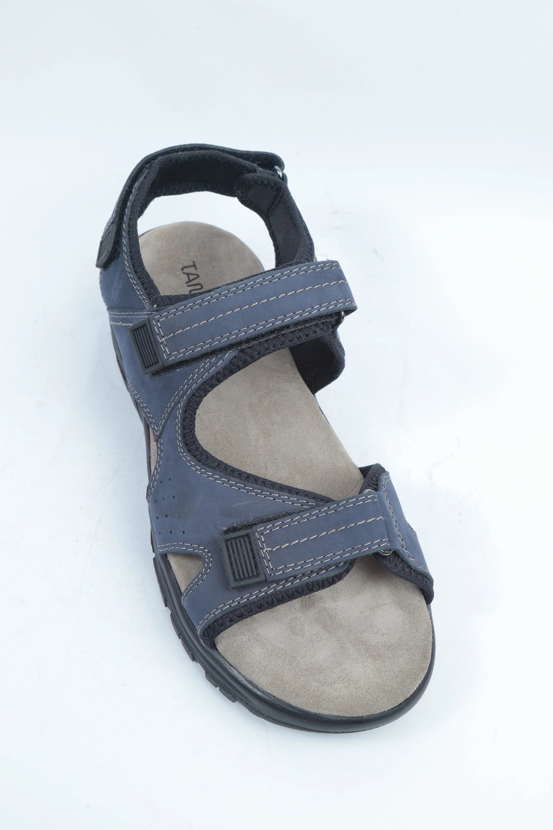 Nubuck Leather Navy Blue Sandal